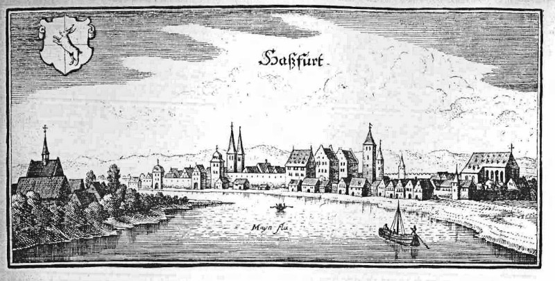 Merian Kupferstich Haßfurt