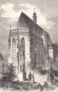 Ritterkapelle Haßfurt - Holzstich 1871