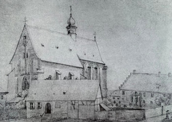 Zeichnung der Ritterkapelle