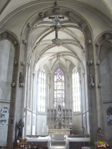 Ritterkapelle Haßfurt: Renovierung des Innenraums mit Chor 2006