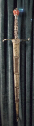 Fränkisches Herzogsschwert, z.Zt. in der Schatzkammer der Münchner Residenz