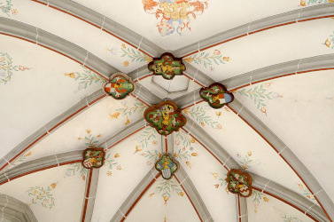 Ritterkapelle Haßfurt – Gewölbeschlusssteine im Chor