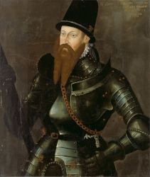Ein Portrait des Markgrafen von Brandenburg-Kulmbach Albrecht Alkibiades