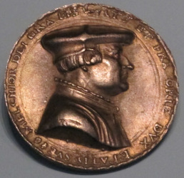 Bronzene Medaille von Bischof Melchior Zobel von Giebelstadt