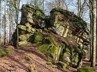 Haßberge &ndash; Burgstall Teufelsstein